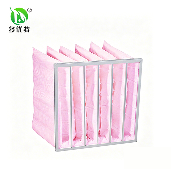 粉红中效袋式过滤器